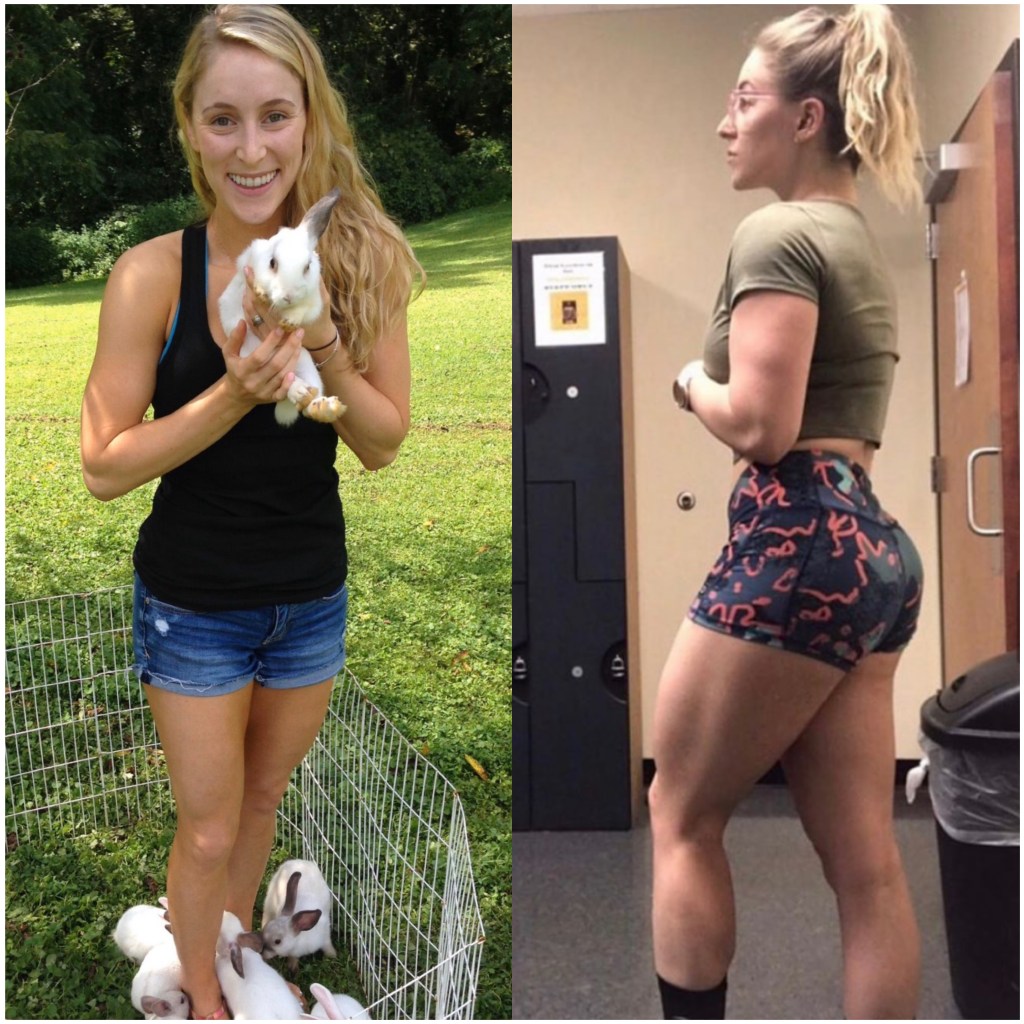 A person and a girl posing for a picture

Description automatically generated